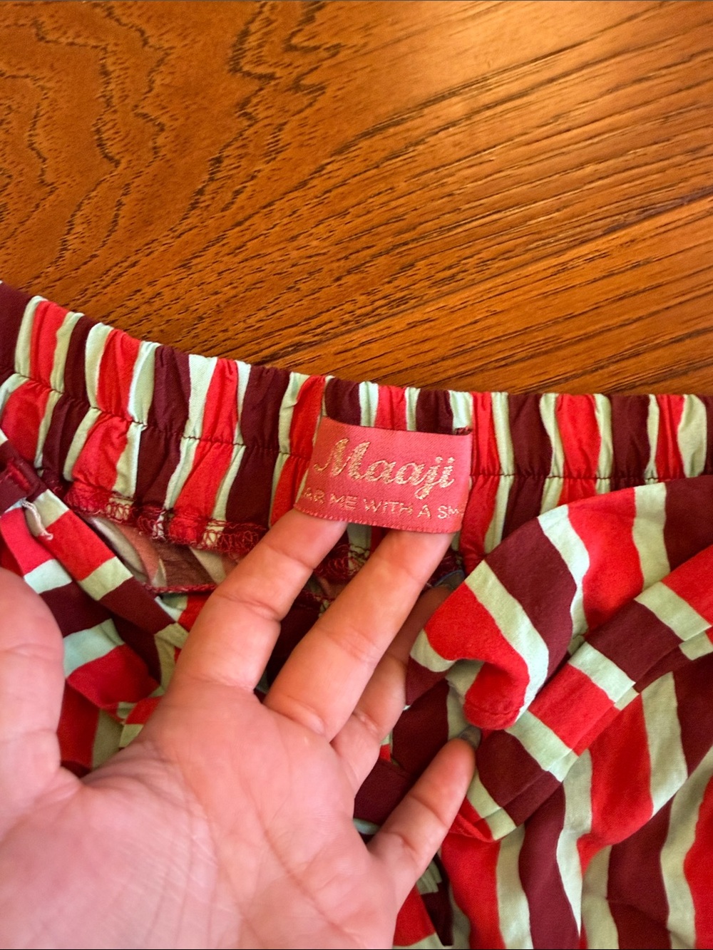 Maaji Golden Treasure Swimming Cover Up Red Pants - Picture 3 of 10